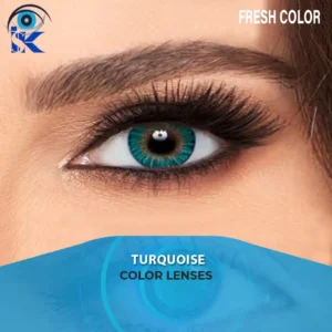 Fresh Color Turquoise Contact Lenses in Pakistan – Blue Green Eye Look by ISK Lenses