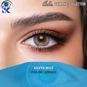Bella Diamond Silver Mist Contact Lenses in Pakistan – Elegant Gray Shade by ISK Lenses