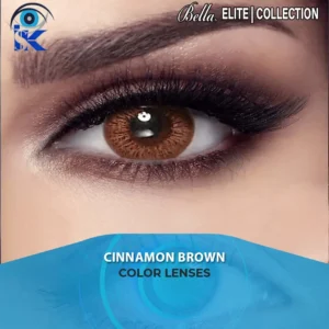 Bella Elite Cinnamon Brown Contact Lenses in Pakistan – Natural Brown Eye Color by ISK Lenses