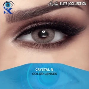 Bella Elite Crystal N Contact Lenses in Pakistan – Bright Gray Eye Color by ISK Lenses