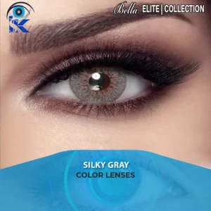 Bella Elite Silky Gray Contact Lenses in Pakistan – Elegant Silky Gray Eyes by ISK Lenses